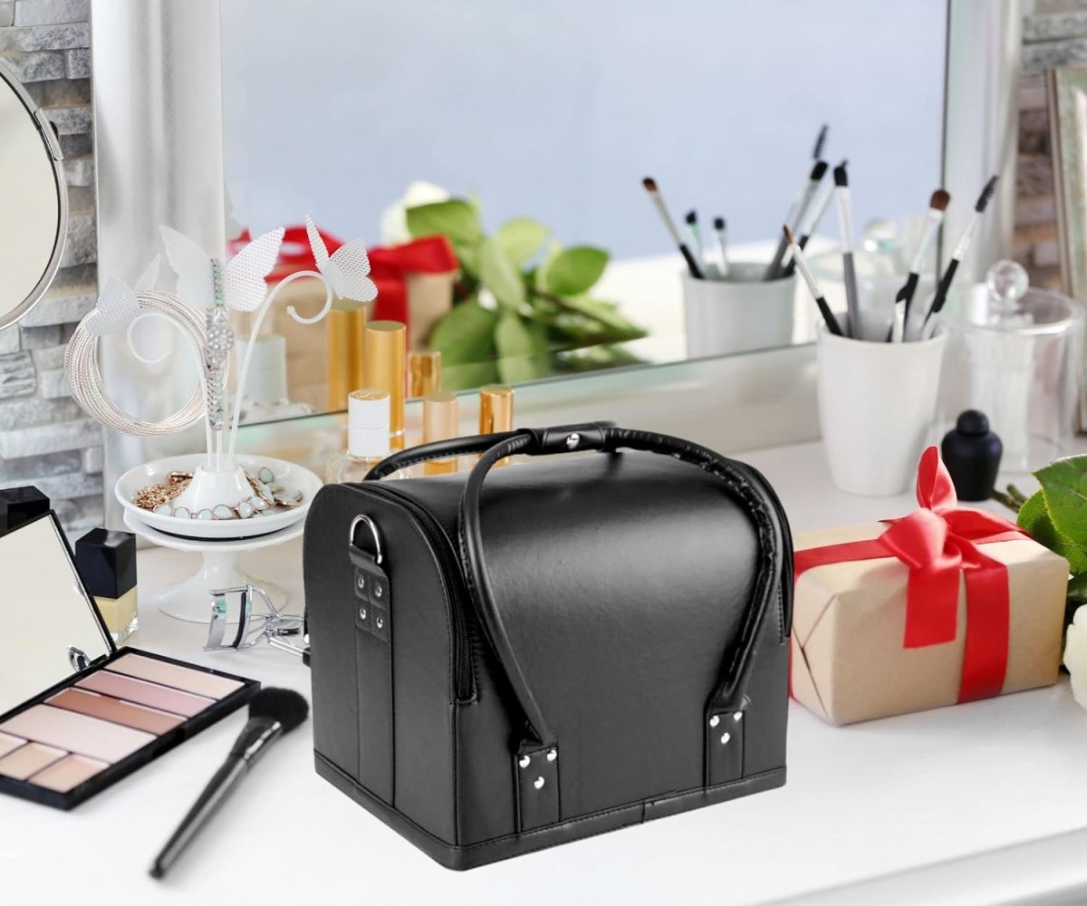 vanity bag organizer black