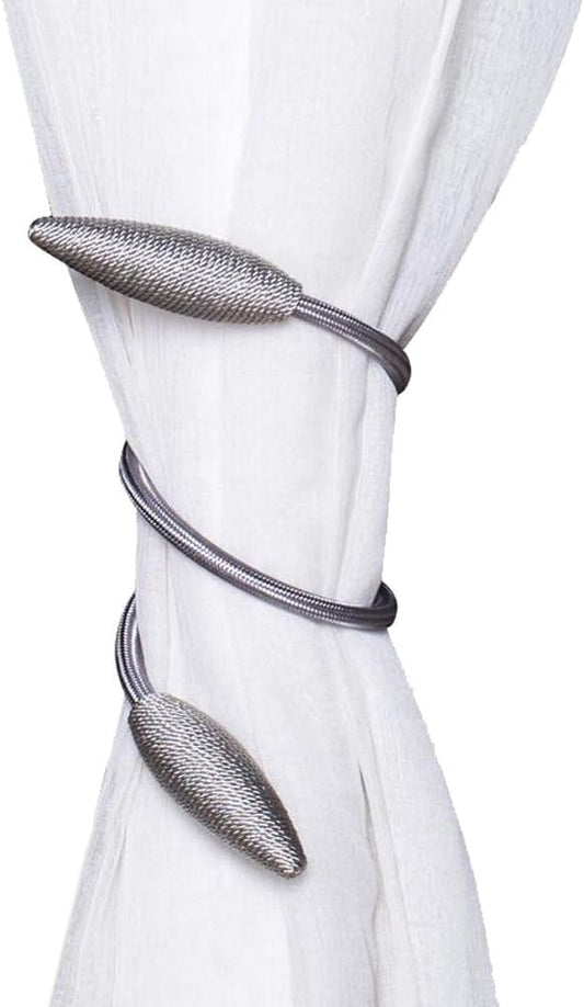 Curtain TieBacks With Random Modelling Design Silver(Pack-2) Curtain Holder- #Royalkart#creative magnetic curtain
