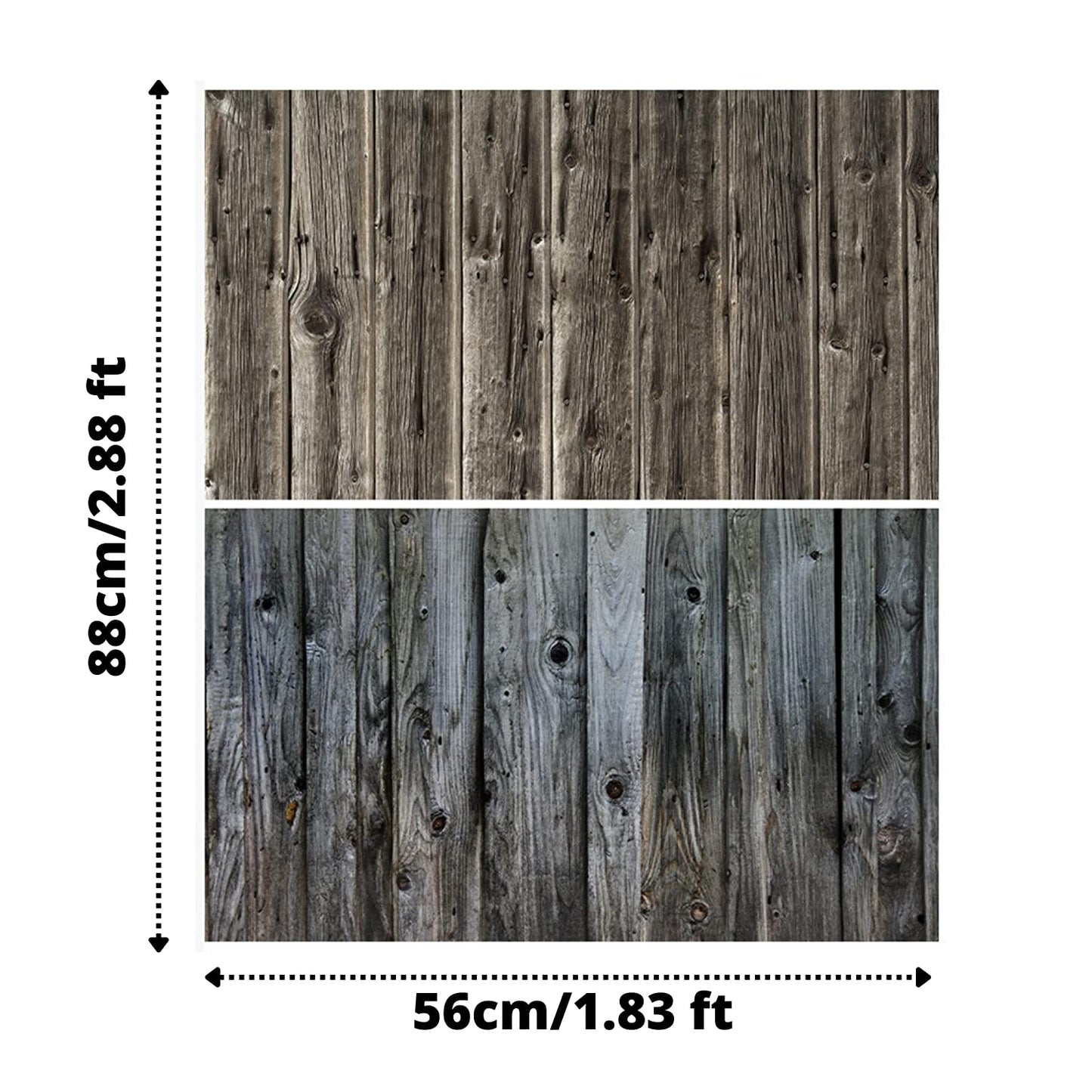 Deep Blue Wood & Grey Wood Backdrop Pack-2 Photography Backdrop- #Royalkart#flat lay photography