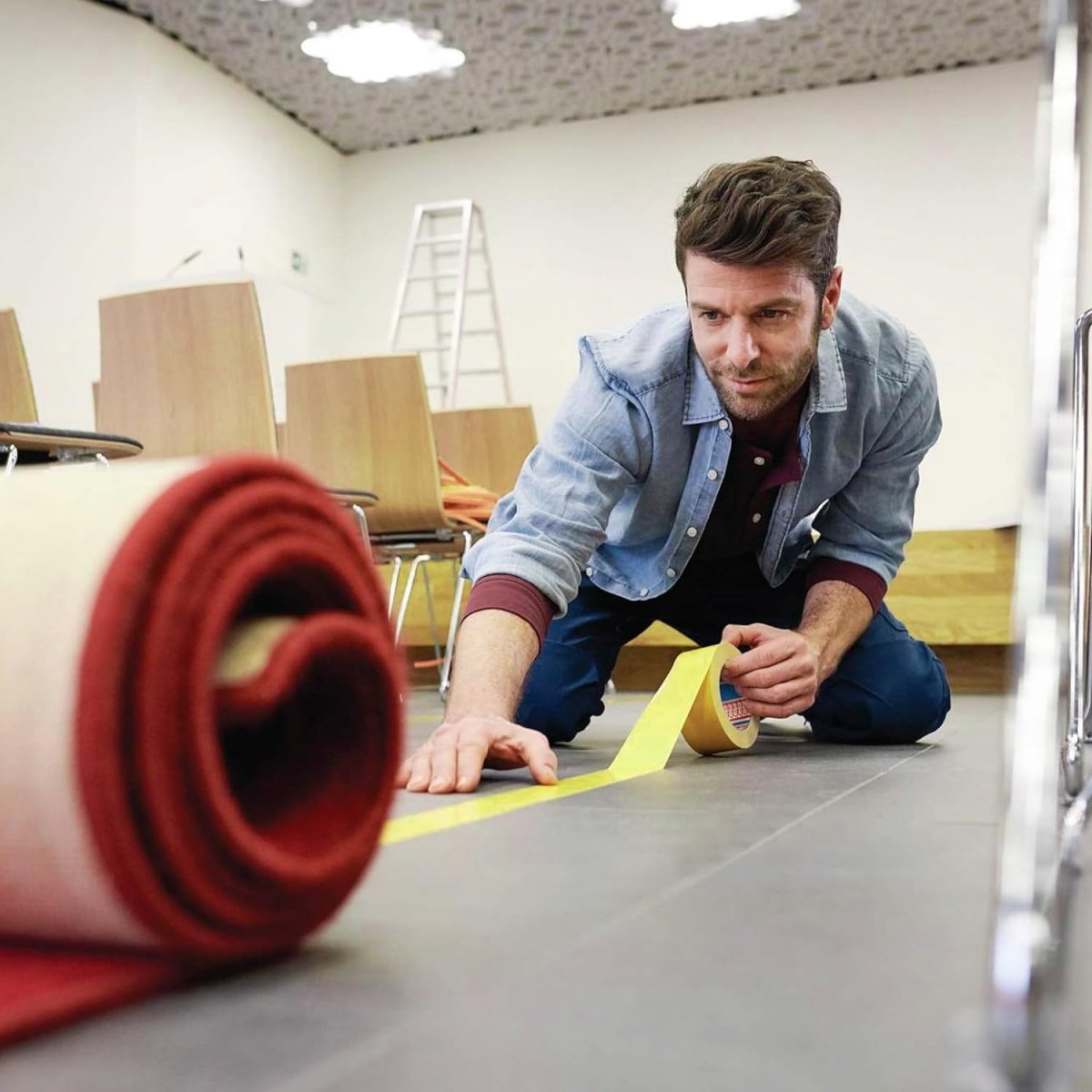 Double-Sided Carpet Tape |Non Slip, Waterproof Tape (5m X 48MM) Anti Skid Tape- #Royalkart#anti slip tape