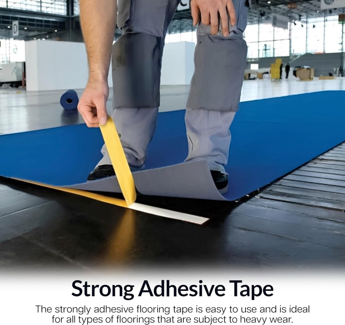 Double-Sided Carpet Tape |Non Slip, Waterproof Tape (5m X 48MM) Anti Skid Tape- #Royalkart#anti slip tape