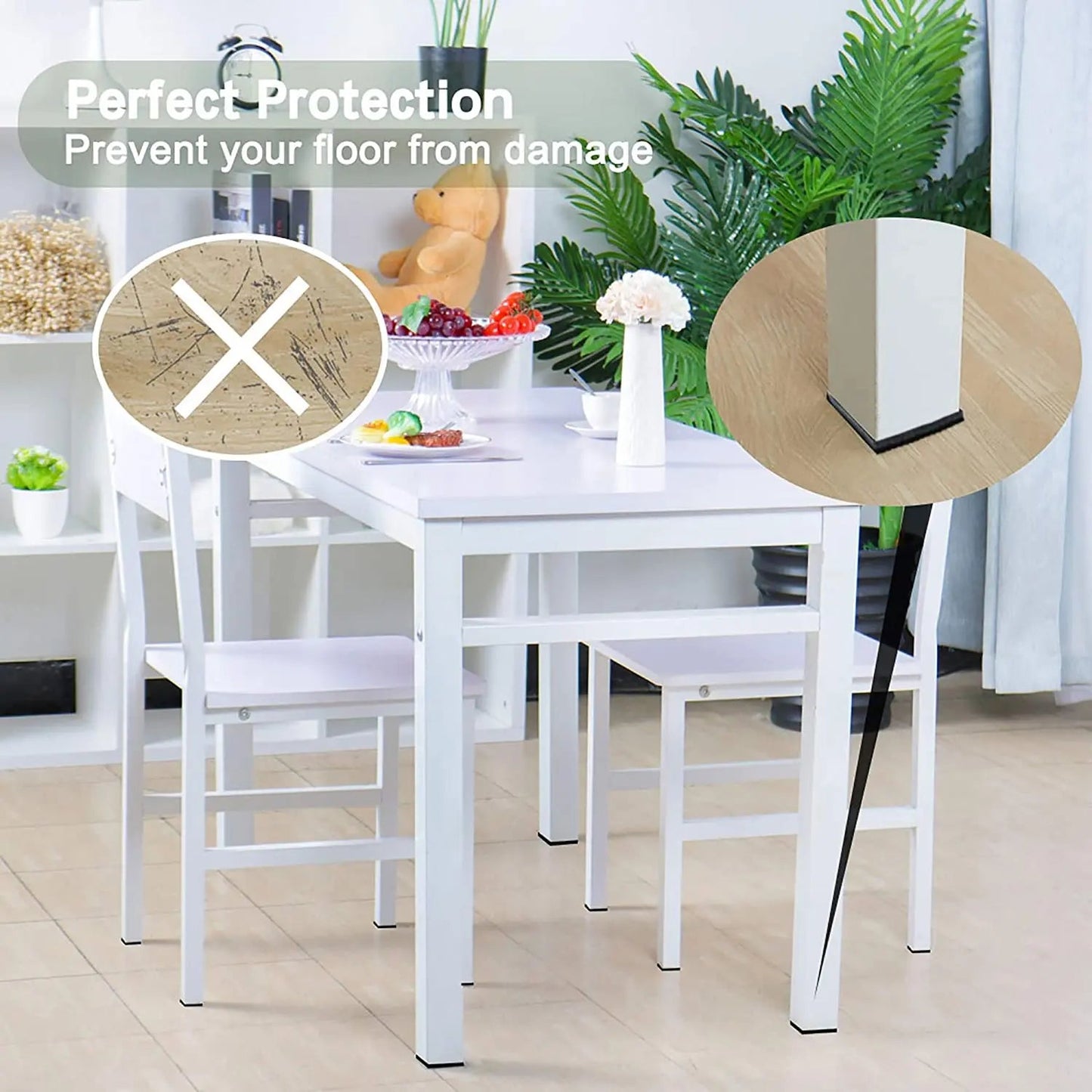 Furniture Pads Non- Skid Floor Protector 100Pcs furniture pads- #Royalkart#felt pads