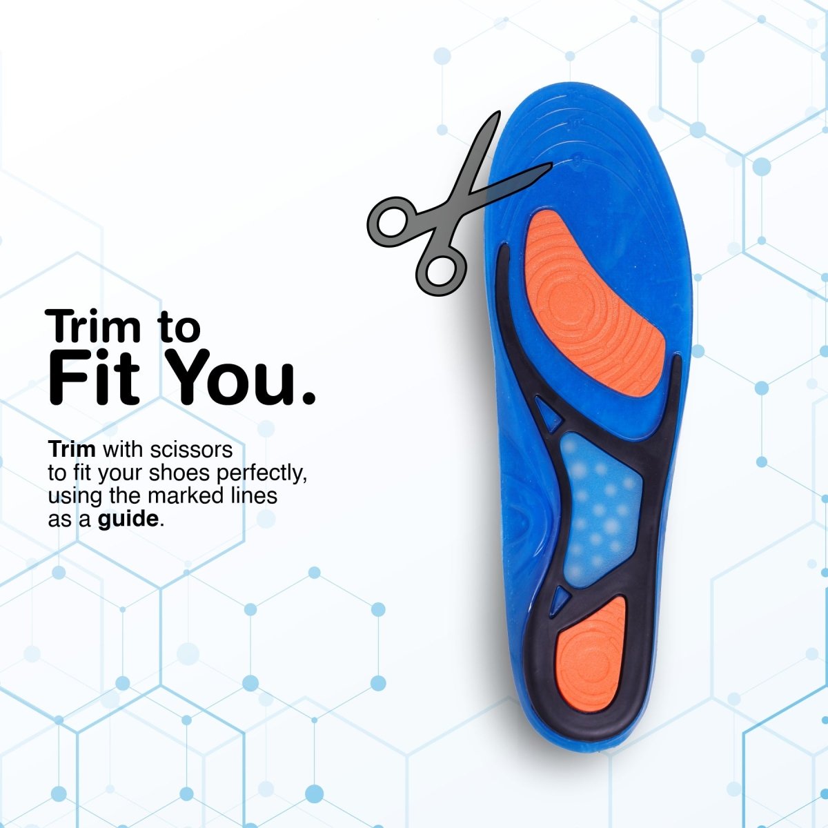 Memory Foam Trimmable Shoe Soles