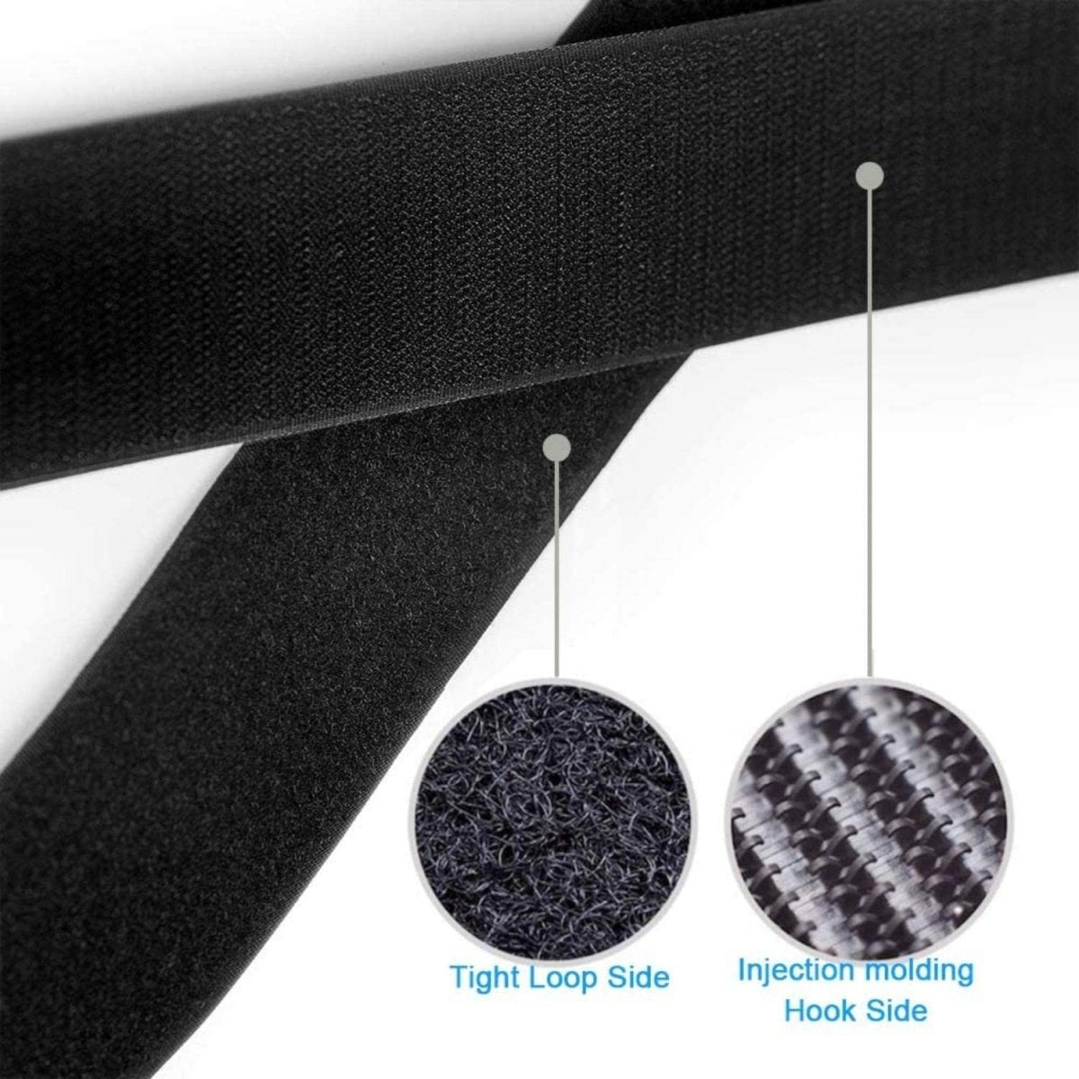 Hook and Loop Sew On Tape |No Glue on Back Side (25m x 25mm) ADHESIVE TAPES- #Royalkart#adhesive hook and loop tape