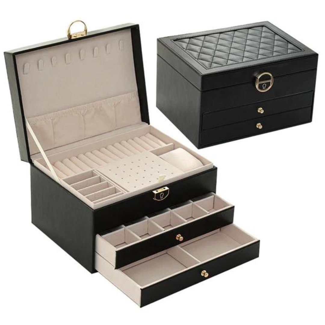 jewelry box organizer black
