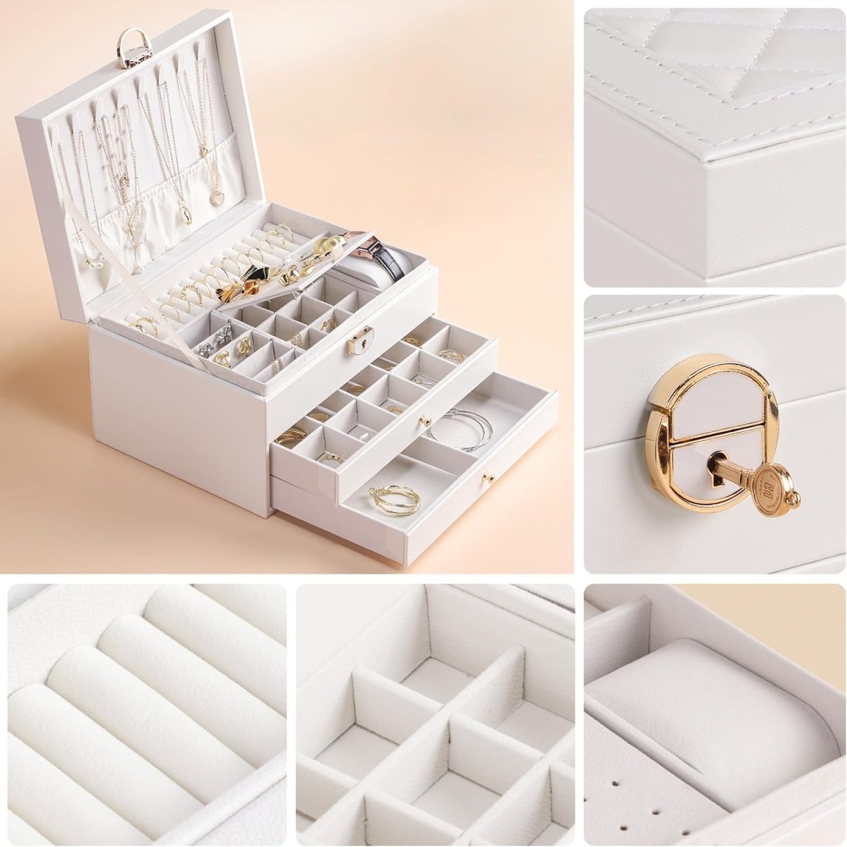 Jewelry Storage Organizer For Women & Girls Jewellery Box