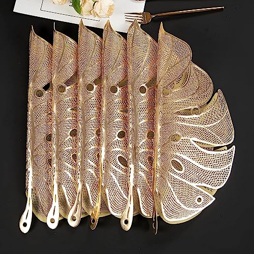 Leaf Shape Dining Table Mats Dining Table Placemats- #Royalkart#dining table mats set of 6