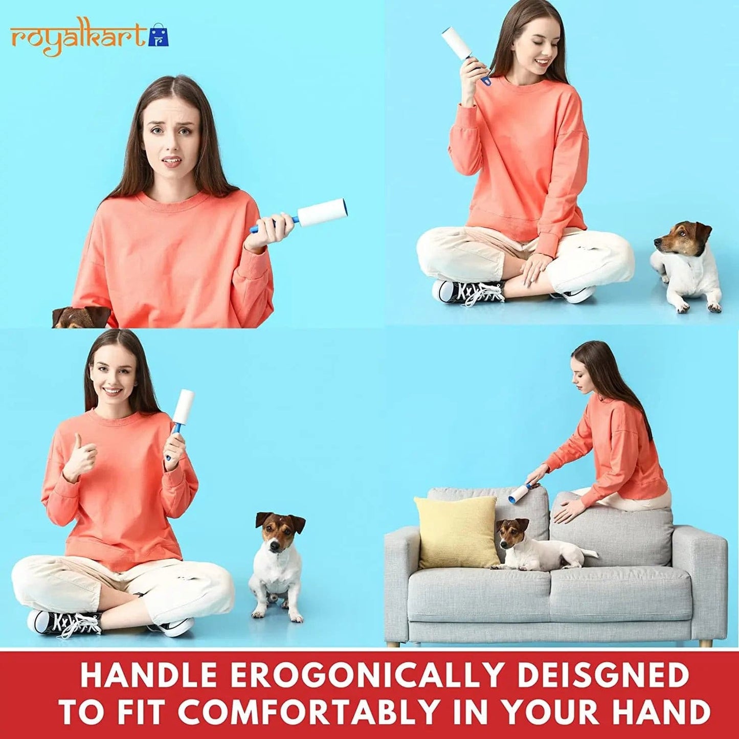 Lint Remover Roller for Clothes Lint Roller- #Royalkart#clothes