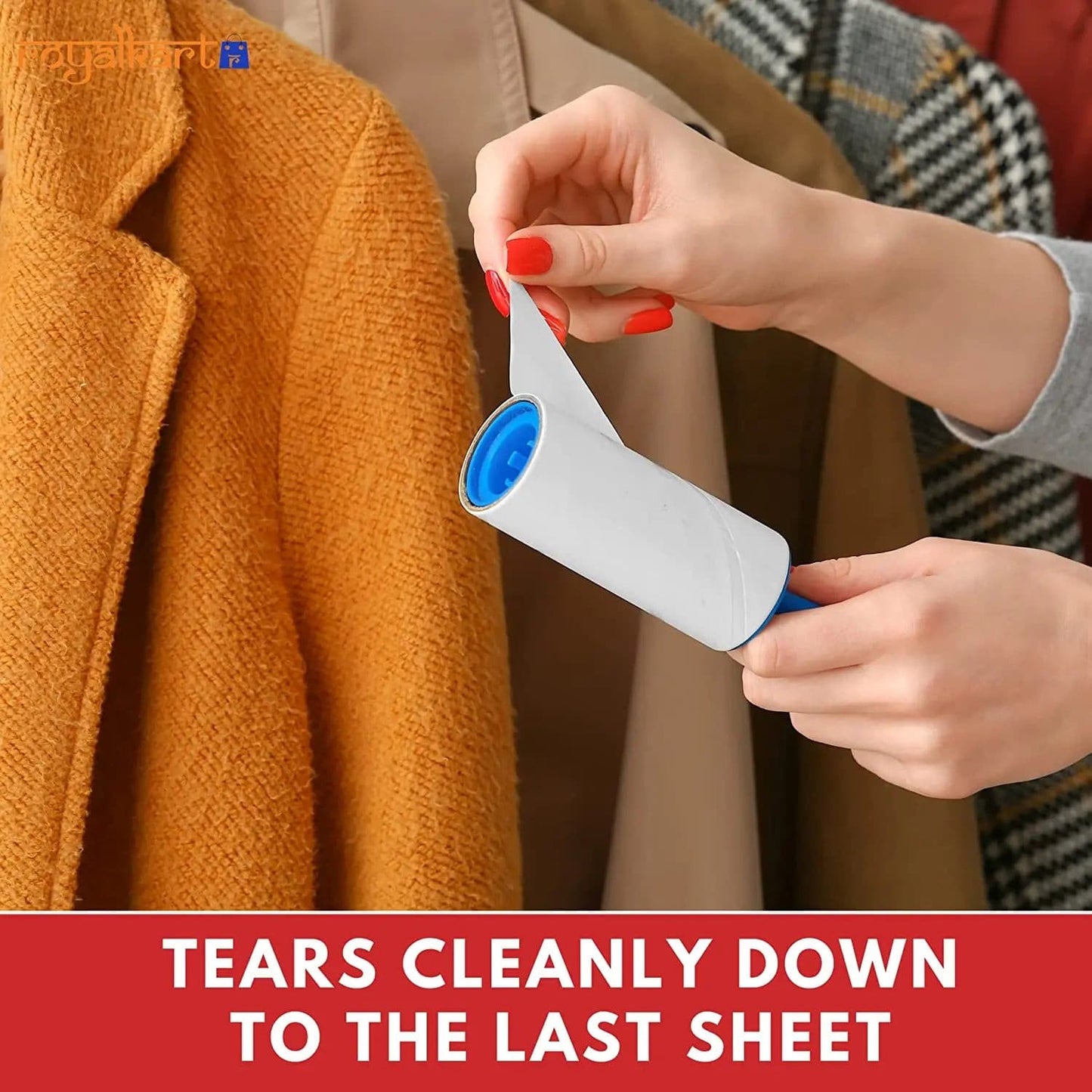 Lint Remover Roller for Clothes Lint Roller- #Royalkart#clothes