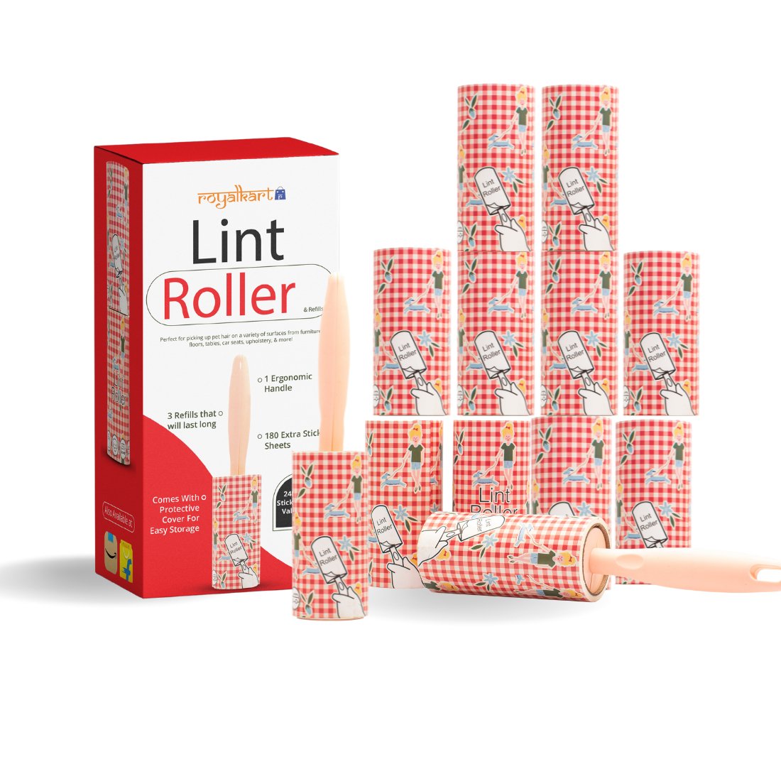 Lint Remover Roller for Clothes Lint Roller- #Royalkart#clothes