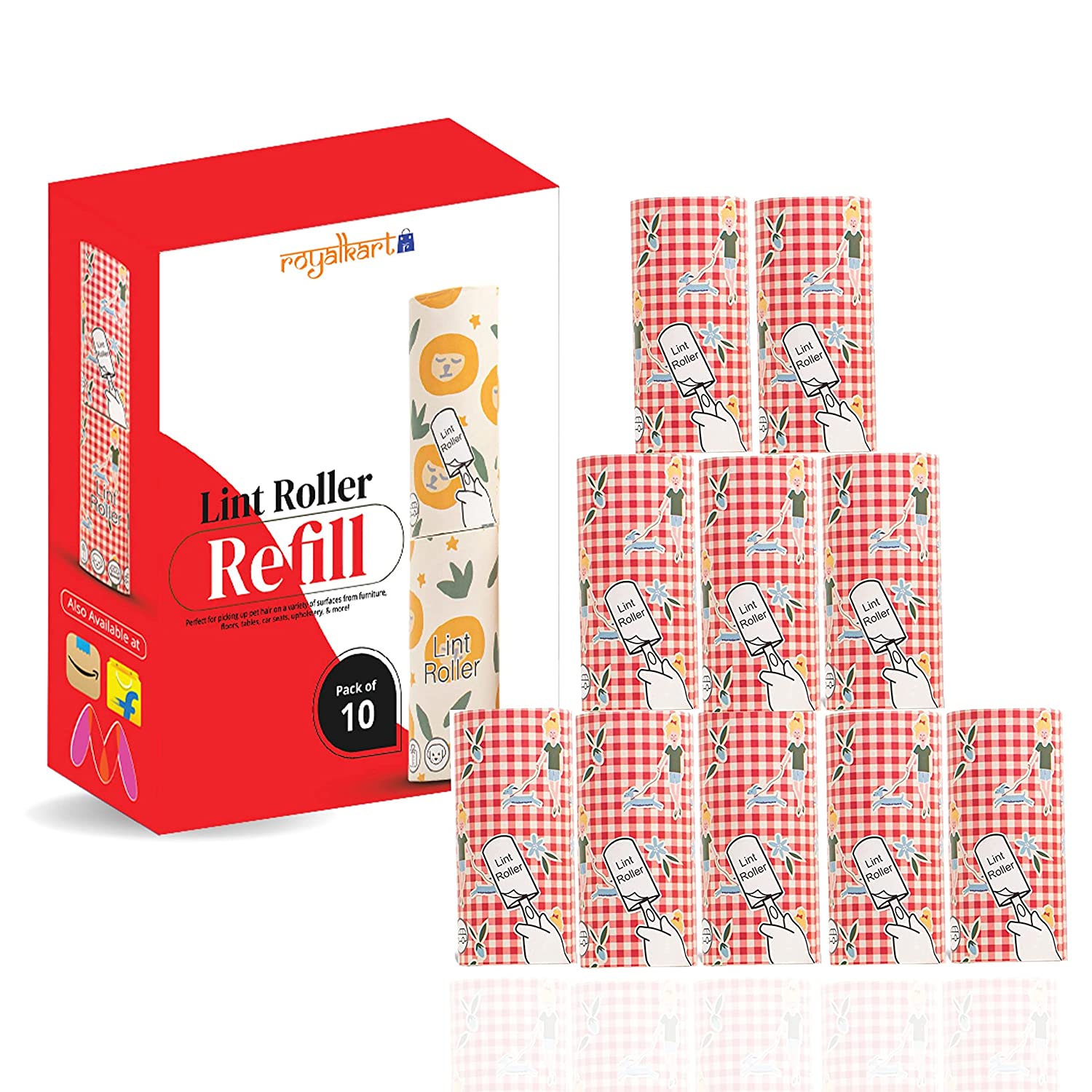 Buy Lint Roller Refill for Dog Hair Removal - #Royalkart#