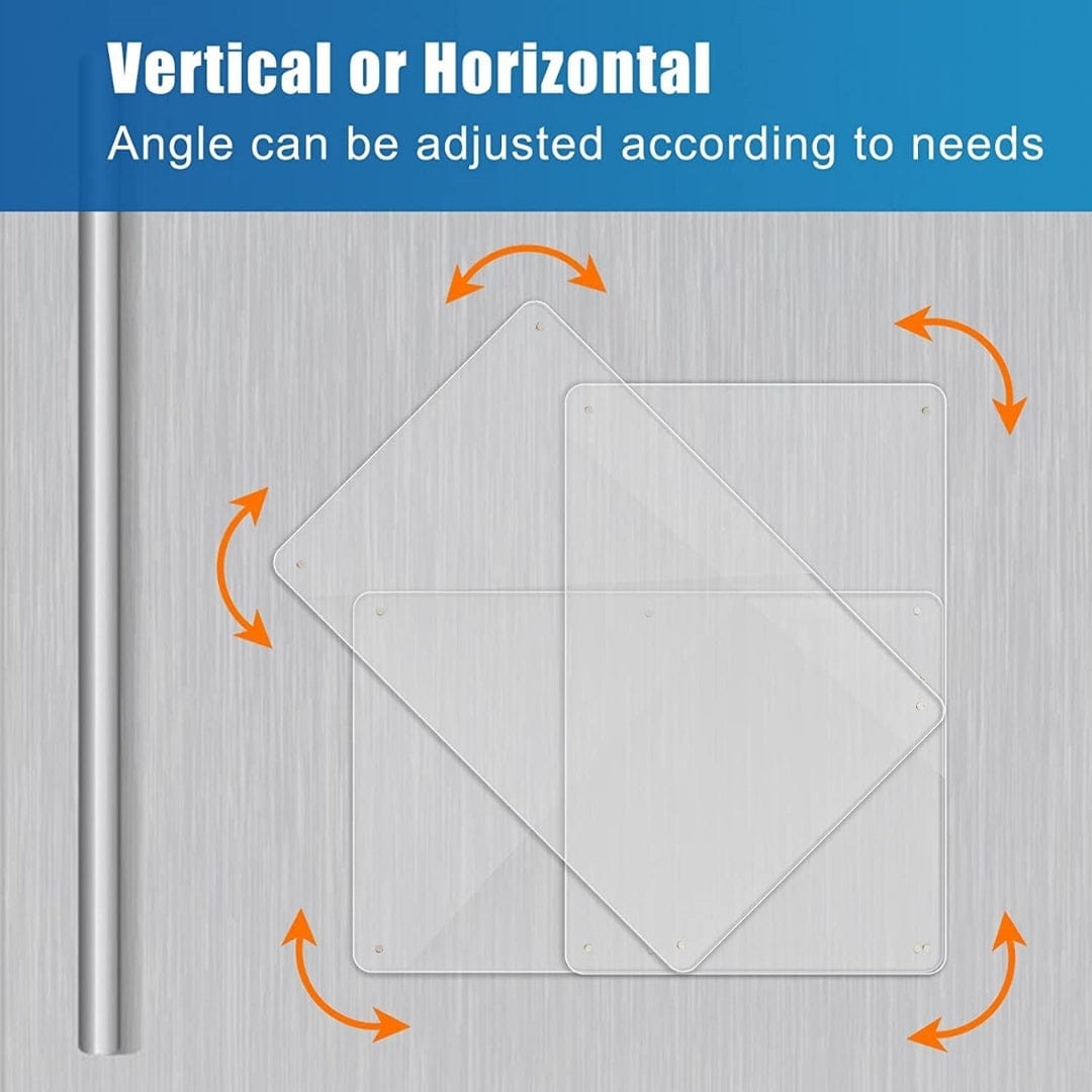 Magnetic Dry Erase Board Clear Acrylic WhiteBoard Magnetic Board- #Royalkart#acrylic board for refrigerator