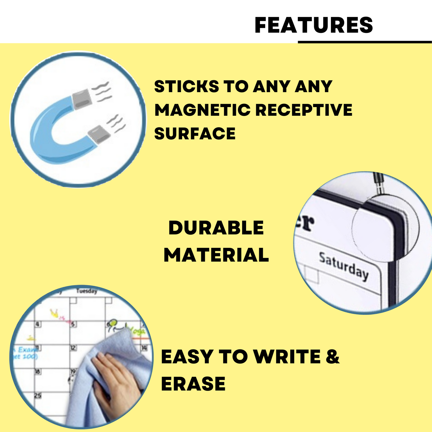 Magnetic To do List & Grocery List Magnetic Board- #Royalkart#Magnetic planner