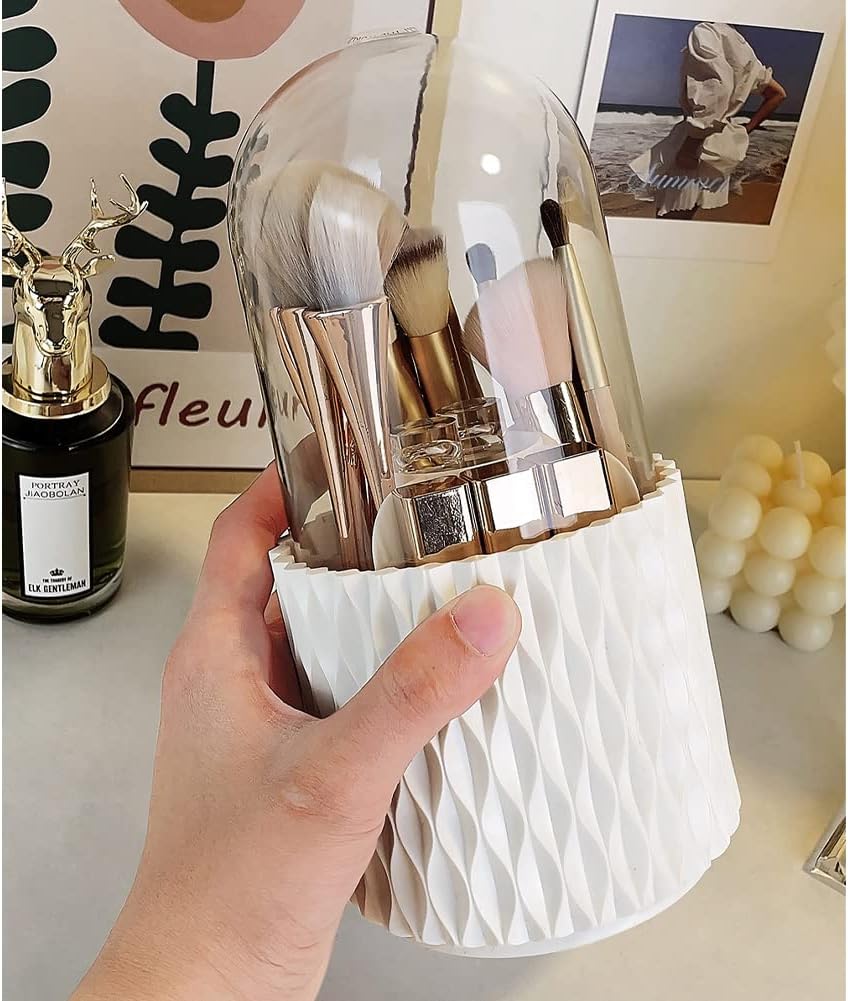 Makeup Brush Organizer Storage with Lid
