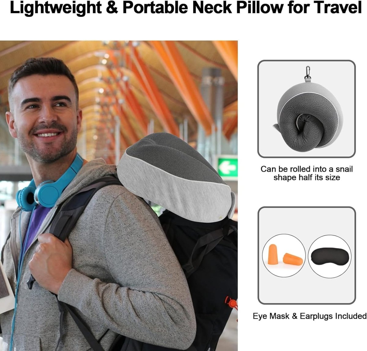 travel pillow easy to carry anywhere