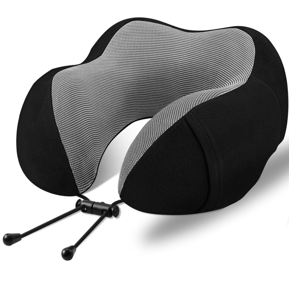 travel neck pillow black