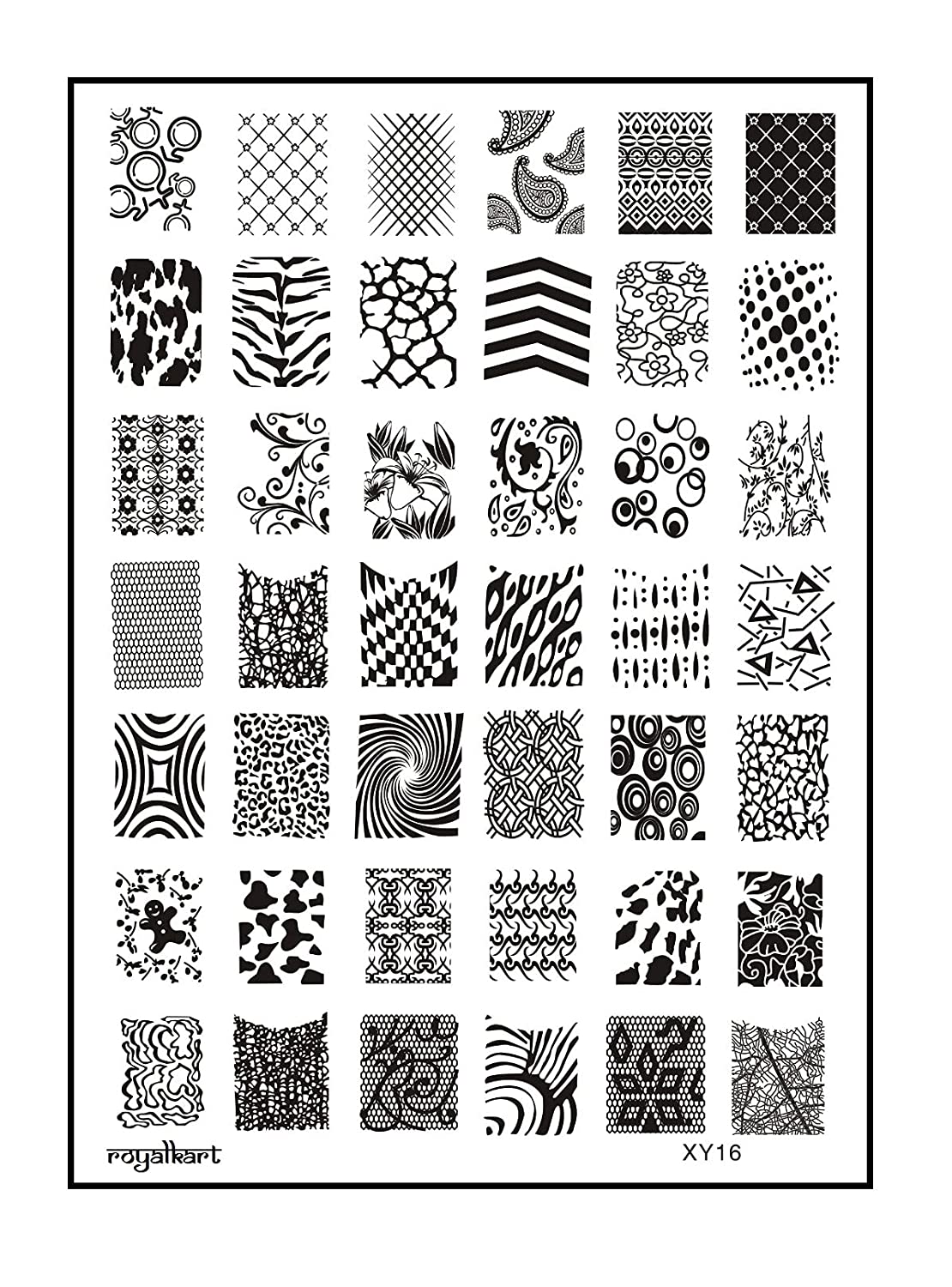 Nail Art Combo XY-16 with TO-09,03 Nail Art Combo- #Royalkart#nail art combo