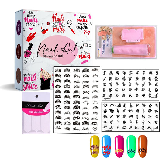 Nail Art Combo XY-20 with TO-09,03 Nail Art Combo- #Royalkart#nail art stamping kit