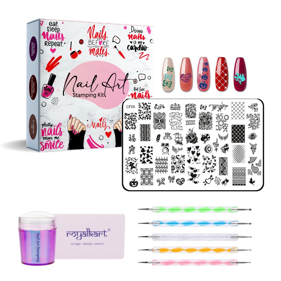 Nail Art Kit CF-06 Nail Art Combo- #Royalkart#boho