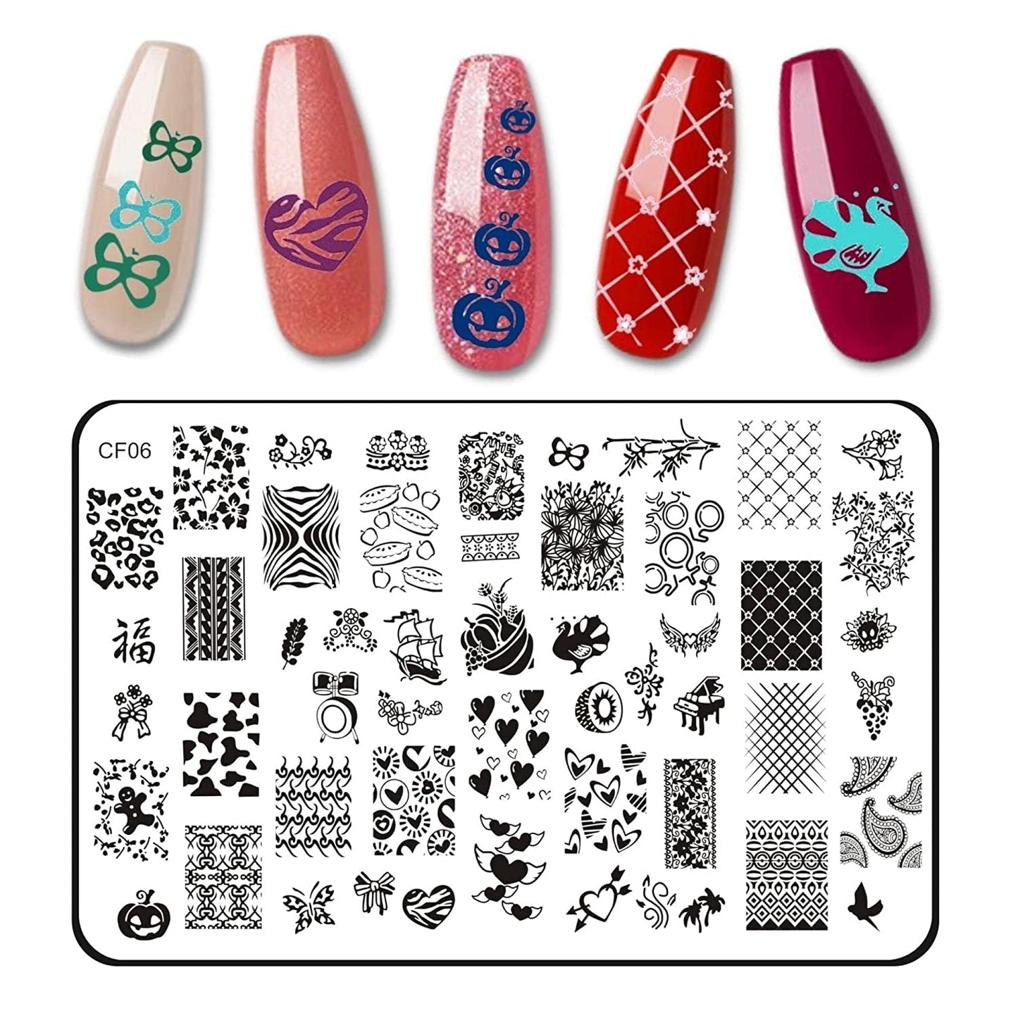 Nail Art Kit CF-06 Nail Art Combo- #Royalkart#boho