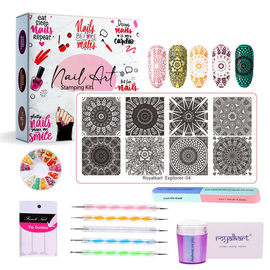 Nail Art Kit | Get Nail art accessories (Explorer-04) Nail Art Combo- #Royalkart#boho