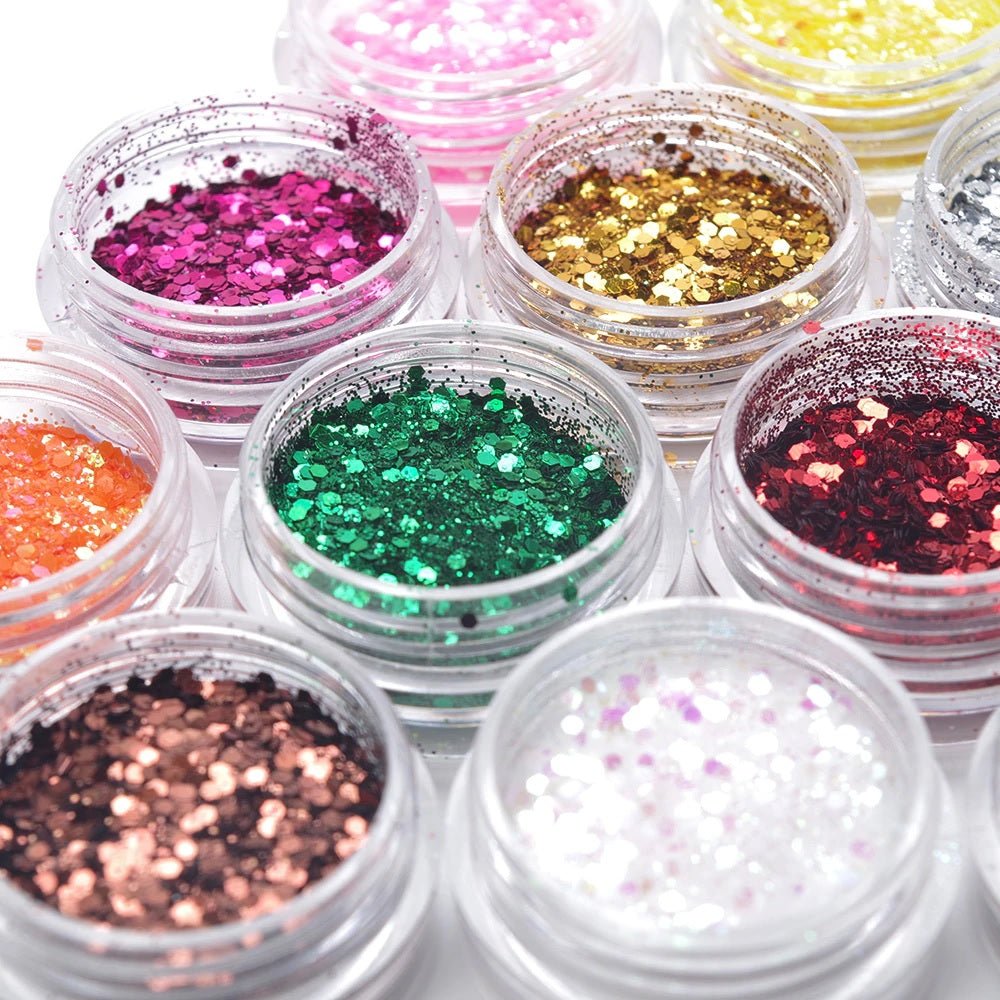 Nail Art Shimmery Glitters Nail Glitters- #Royalkart#Nail Glitter Sets