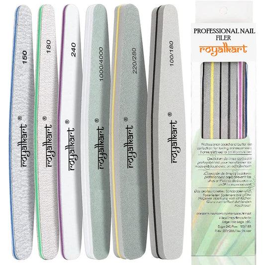 Professional Nail Filer Kit (Set of 6) Nail files & Buffers- #Royalkart#manicure set