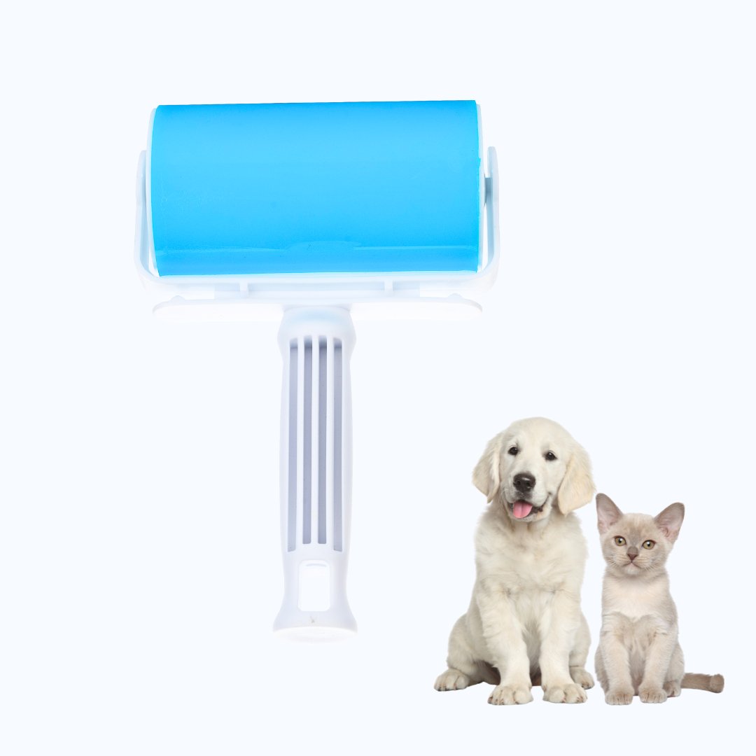 Reusable Sticky Picker Set Cleaner Lint Roller Pet Hair Remover Brush Lint Roller- #Royalkart#hair removal lint roller