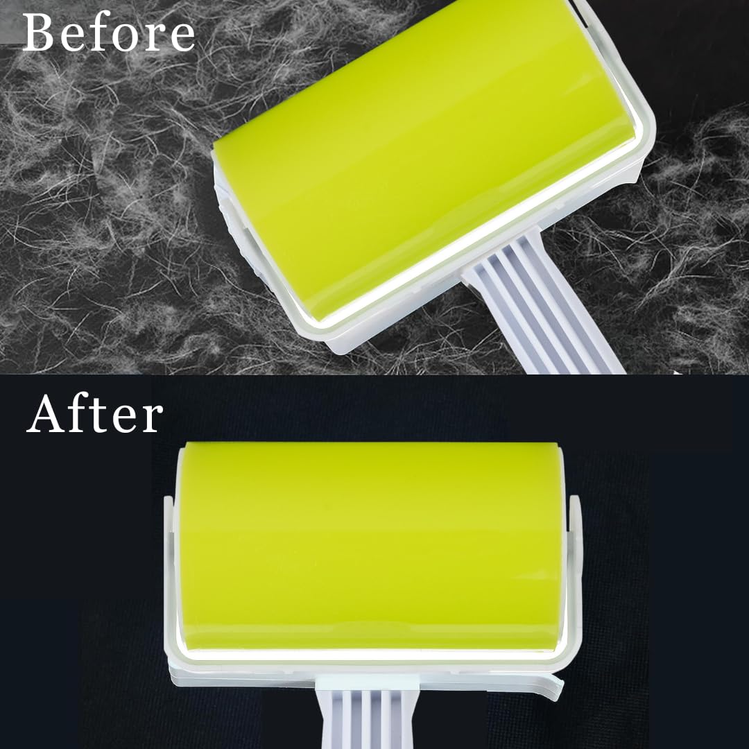 Reusable Sticky Picker Set Cleaner Lint Roller Pet Hair Remover Brush Lint Roller- #Royalkart#hair removal lint roller