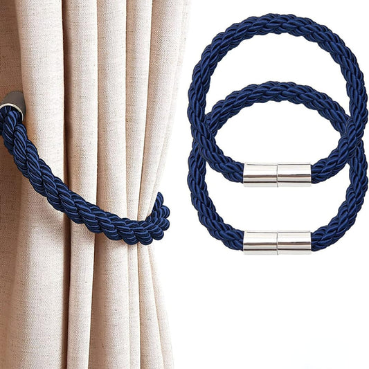 Rope TieBacks Curtain Holdback For Home (Royal Blue)(Pack of 2) Curtain Holder- #Royalkart#curtain accessories