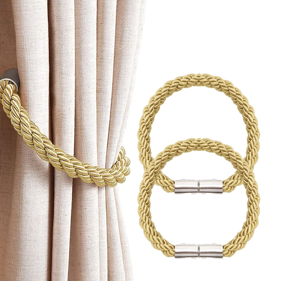 Rope TieBacks Curtain Holdback For Home (Royal Blue)(Pack of 2) Curtain Holder- #Royalkart#curtain accessories