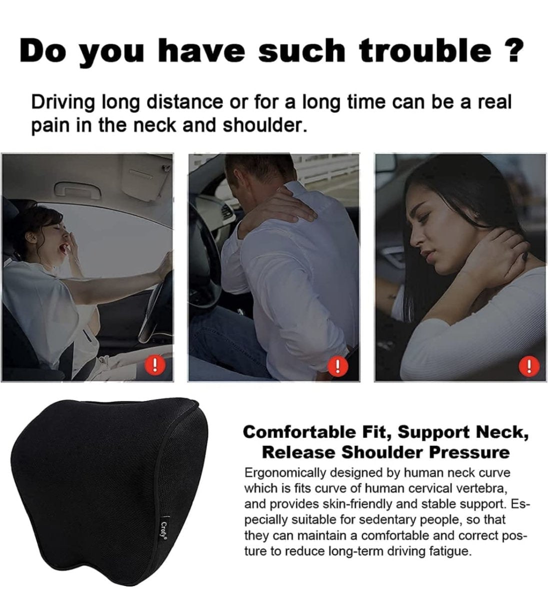 comfortable neck pillow