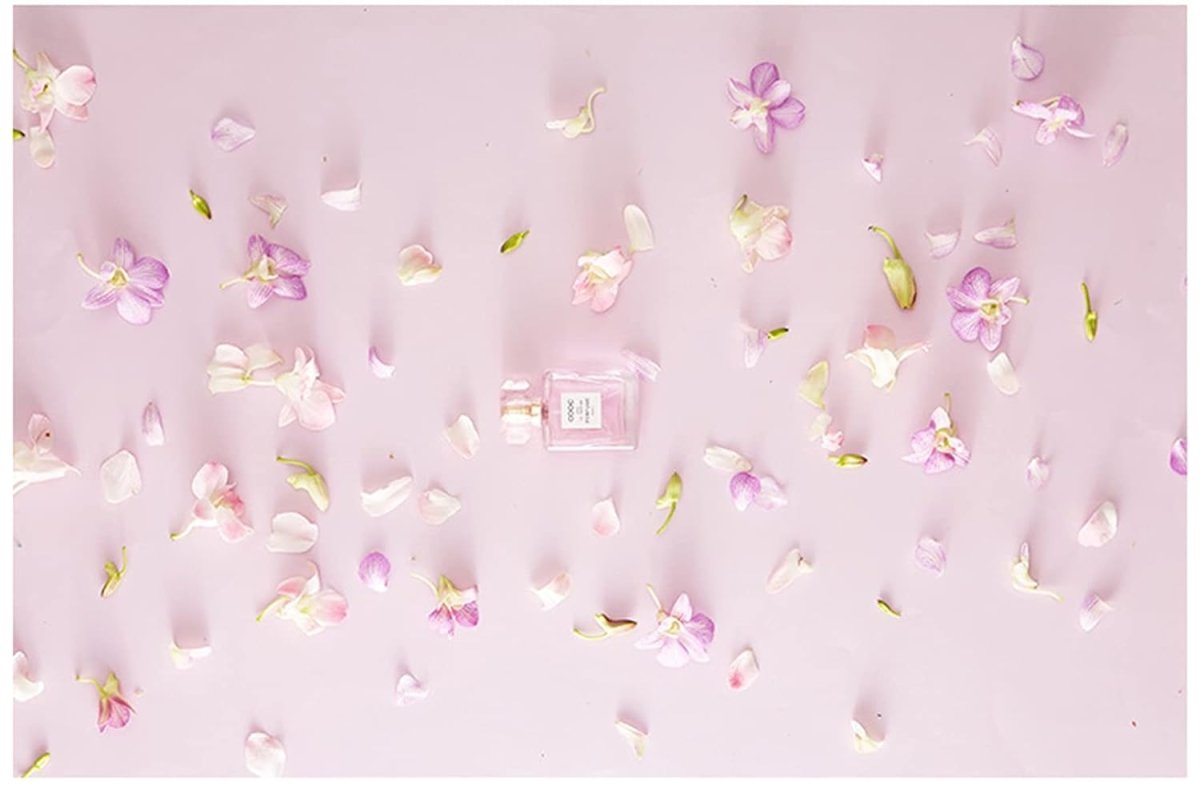 Scattered Flowers Pattern Photography Backdrop- #Royalkart#flat lay photography backdrop