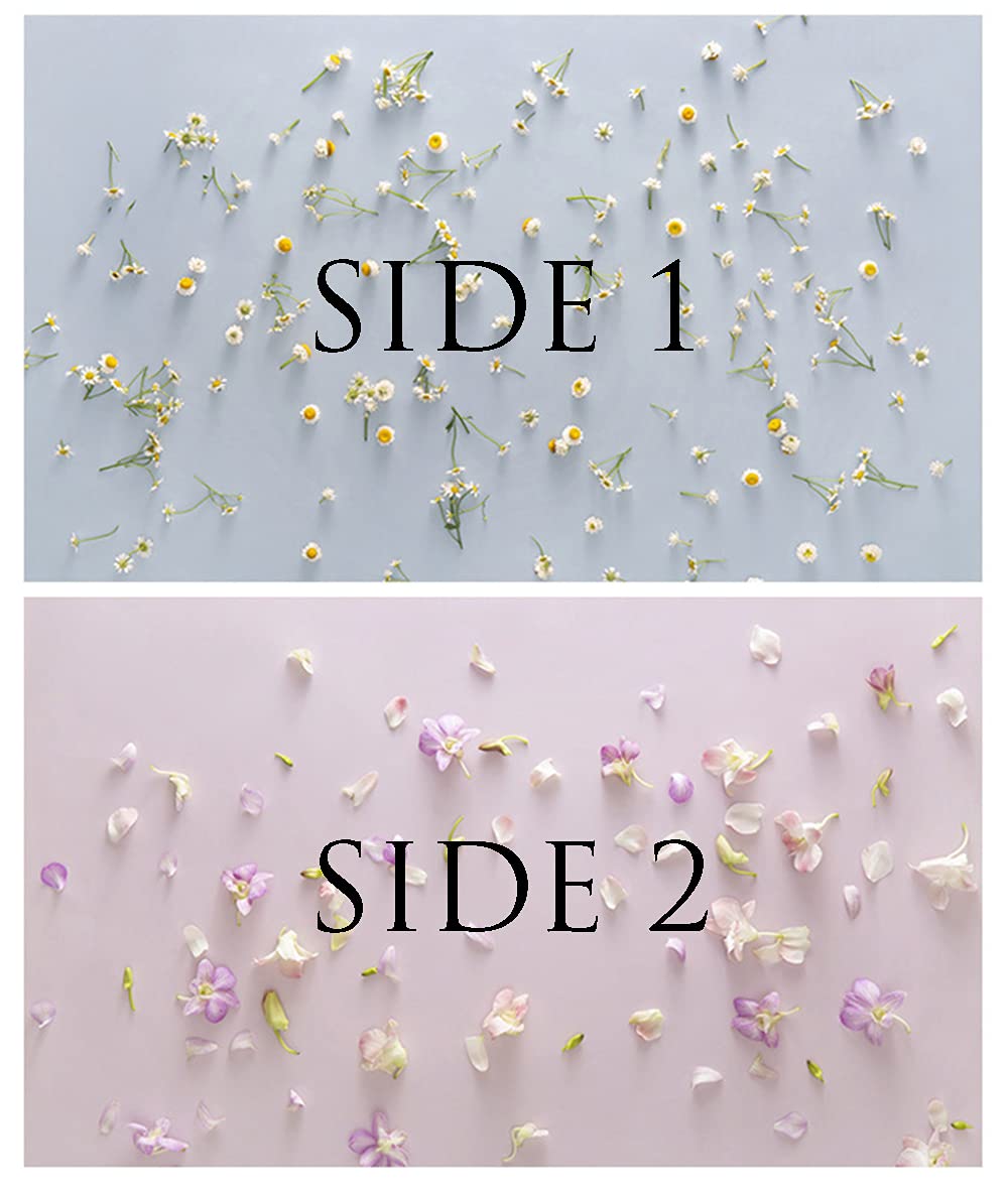 Scattered Flowers Pattern Photography Backdrop- #Royalkart#flat lay photography backdrop