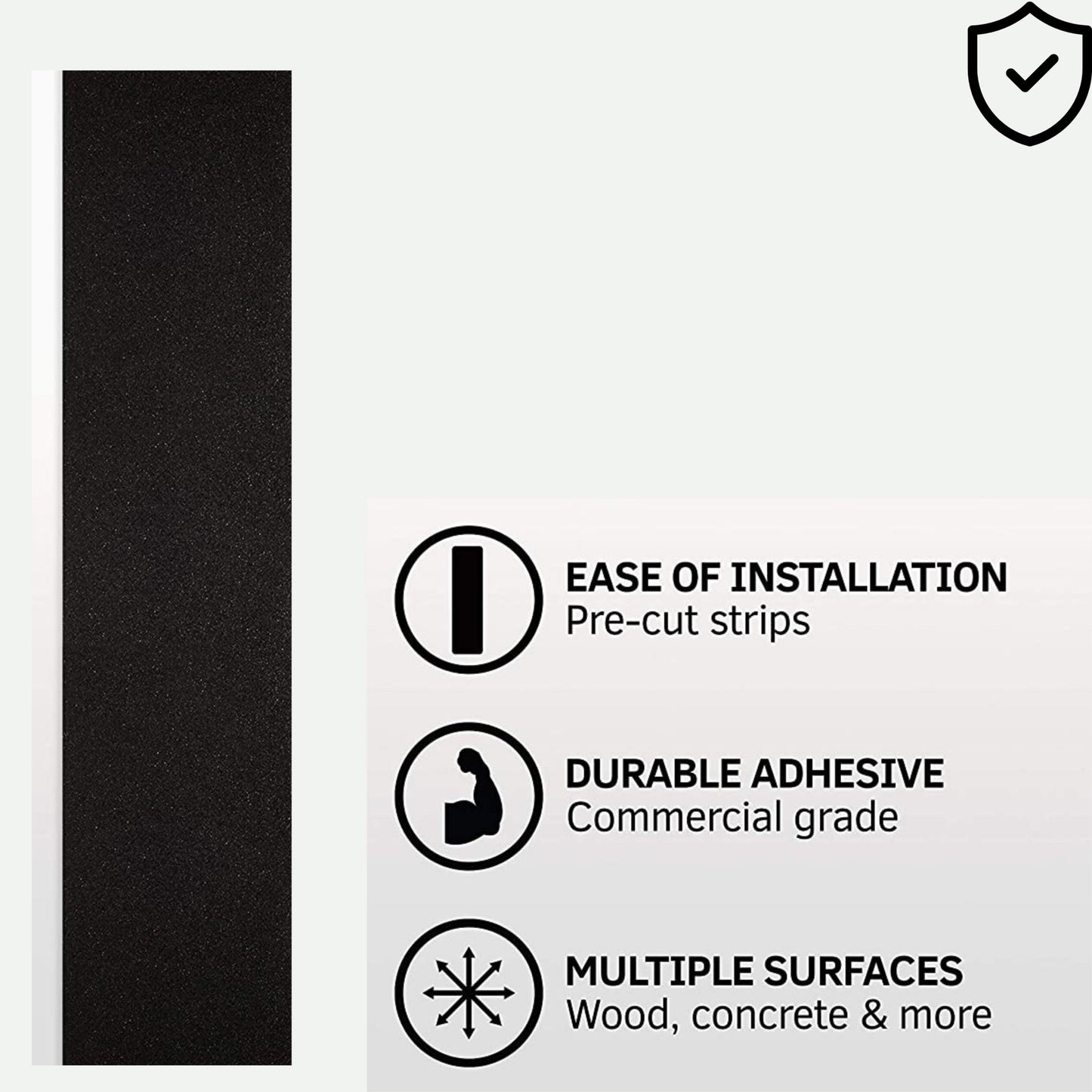 Self Adhesive Anti Slip/Anti Skid Strip (Pack Of 6) ADHESIVE TAPES- #Royalkart#Adhesive Strips