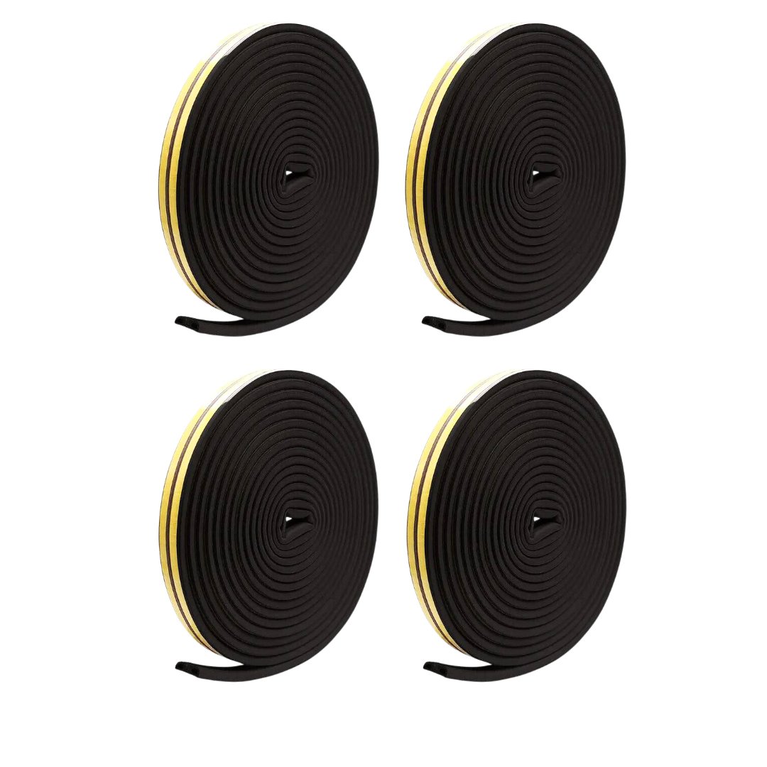 Self-Adhesive Gap Sealing Tape For Car Door Gap Sealer -(Brown, White & Black) Seal Tape- #Royalkart#door window sealing strip