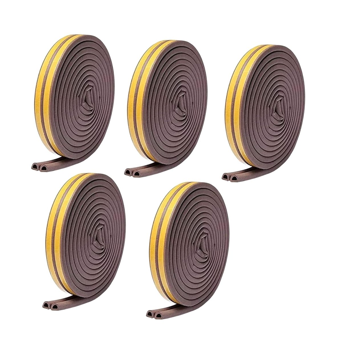Self-Adhesive Gap Sealing Tape For Car Door Gap Sealer -(Brown, White & Black) Seal Tape- #Royalkart#door window sealing strip