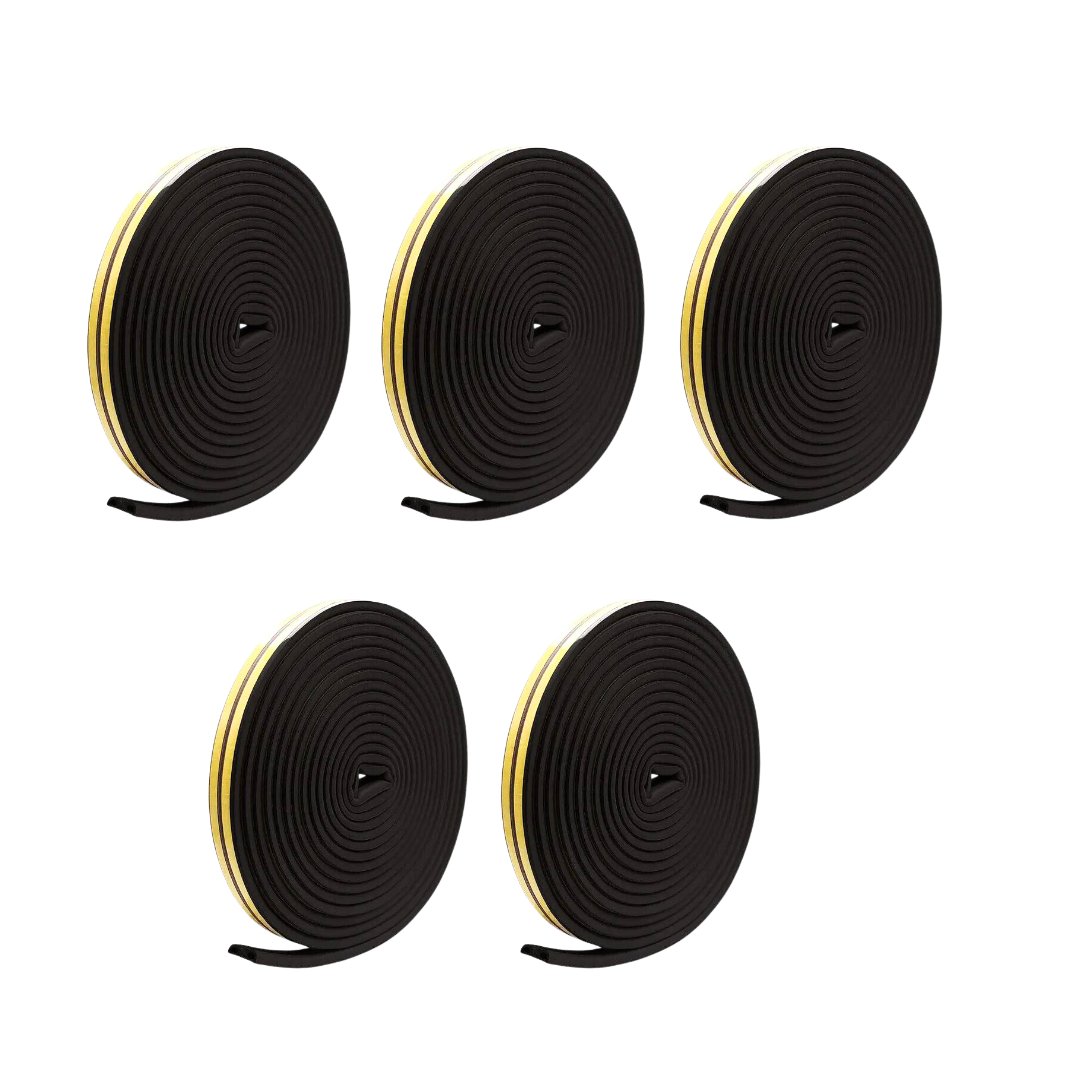 Self-Adhesive Gap Sealing Tape For Car Door Gap Sealer -(Brown, White & Black) Seal Tape- #Royalkart#door window sealing strip