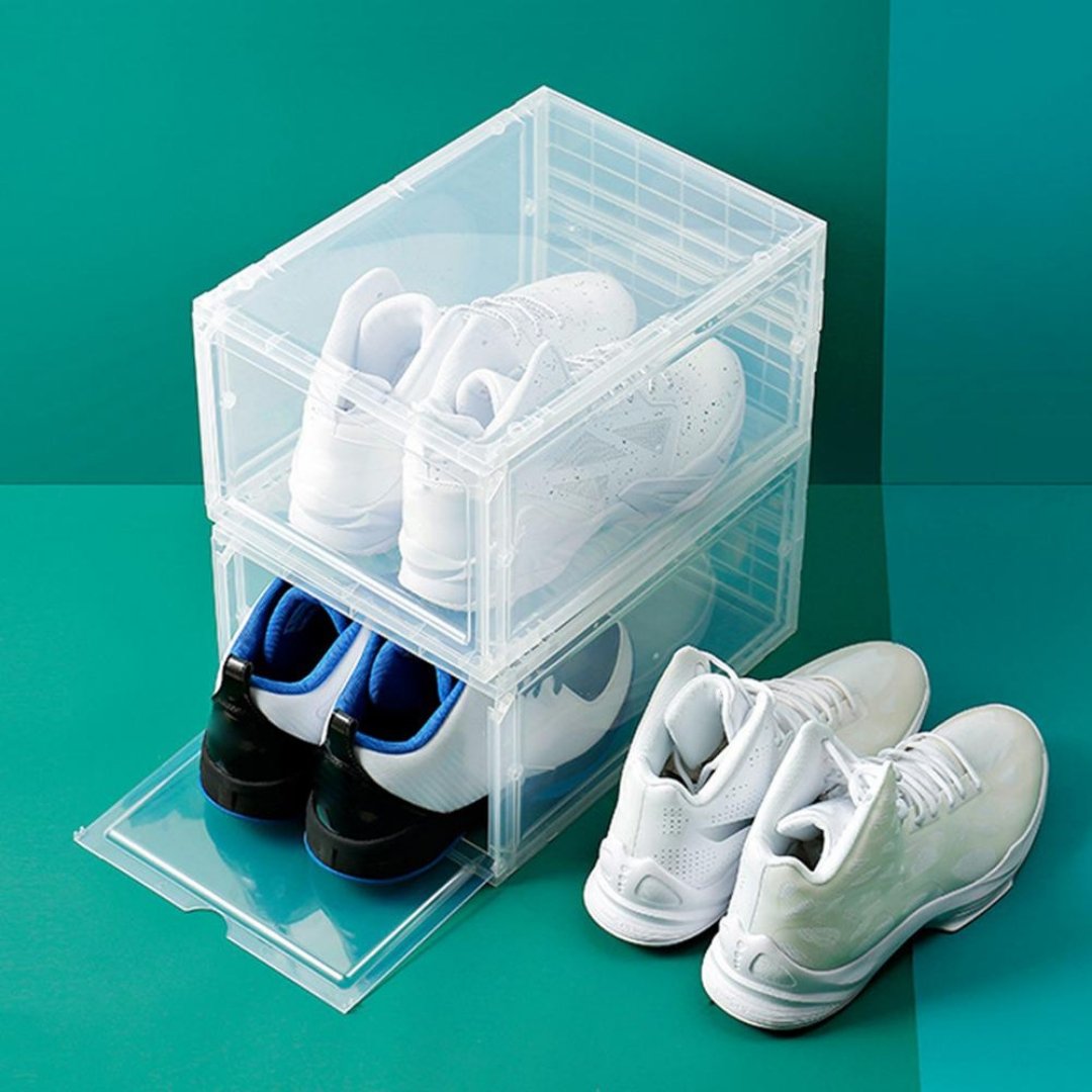 Stackable Shoe Crates for Organized Display Shoe Storage- #Royalkart#shoe crate