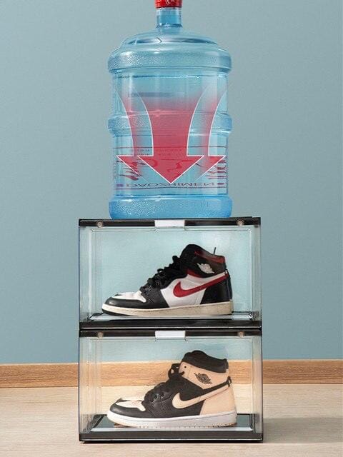 Shoe Crate For Sneakers- Black Shoe Storage- #Royalkart#shoe crate