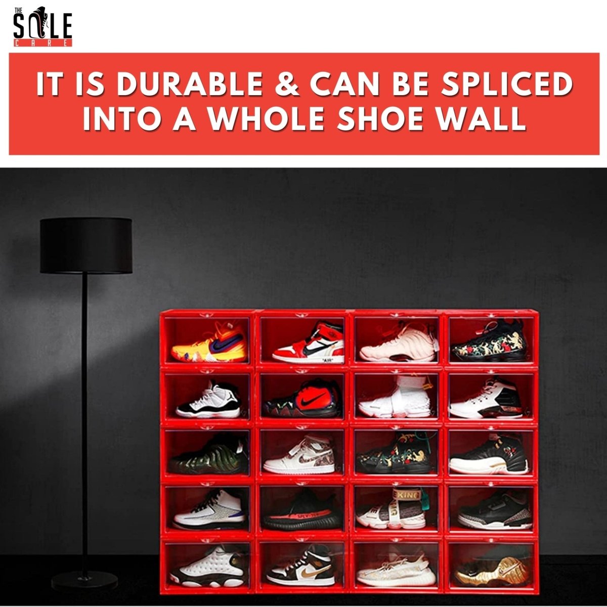 Stackable Shoe Crates for Organized Display Shoe Storage- #Royalkart#shoe crate