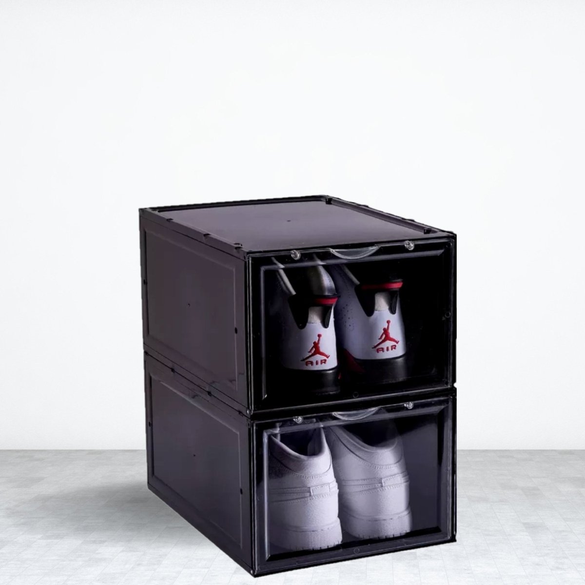 Stackable Shoe Crates for Organized Display Shoe Storage - Royalkartshoe crate