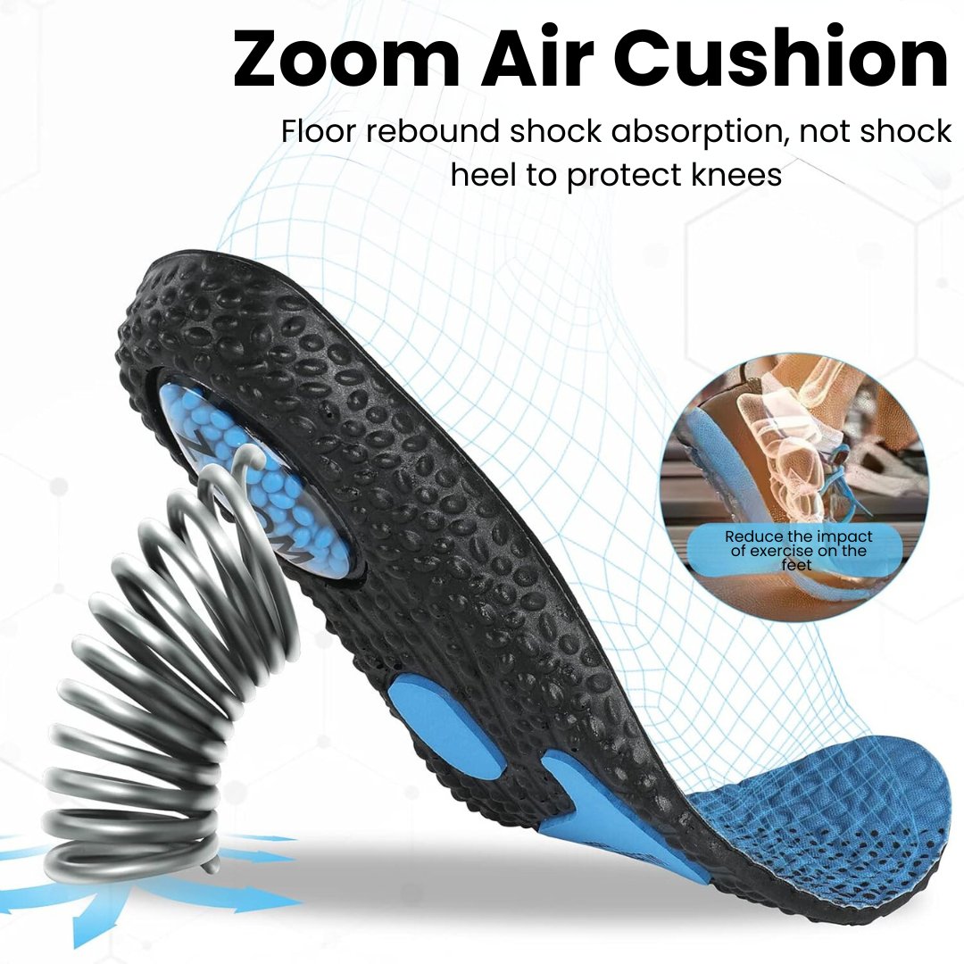 Shock absorption shoe insole