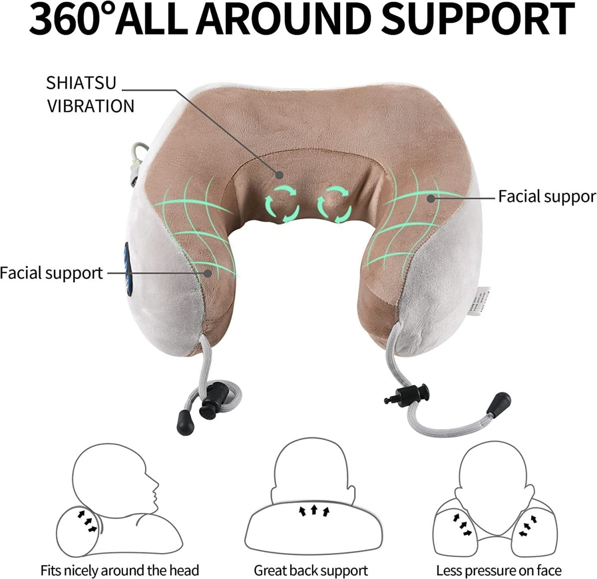 electric neck pillow all around support