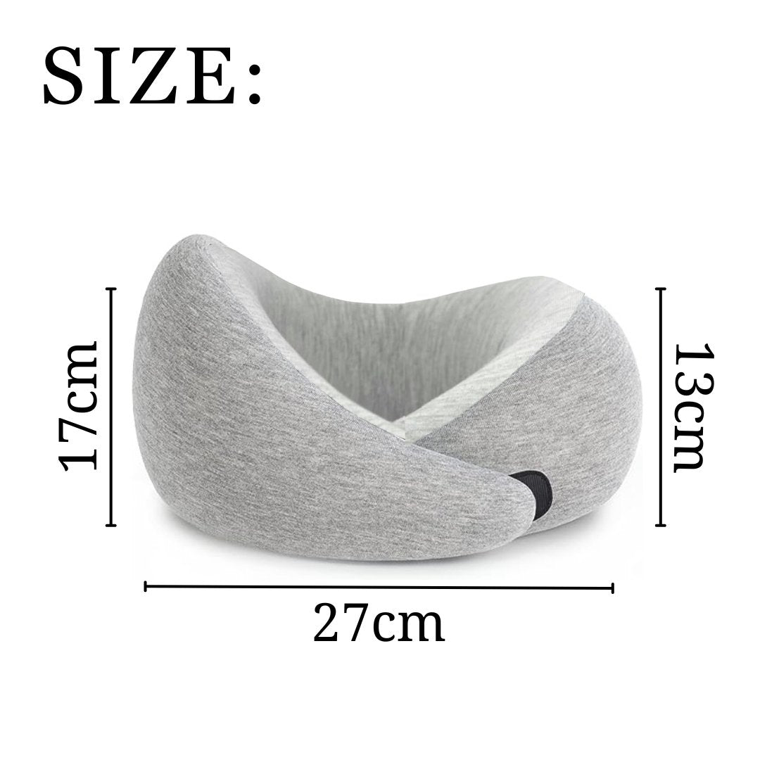 memory foam travel pillow size