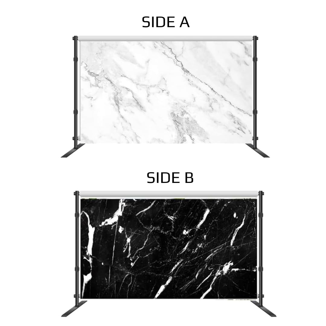 White Marble + Black Marble Photography Backdrop Photography Backdrop- #Royalkart#Backdrops pack 1