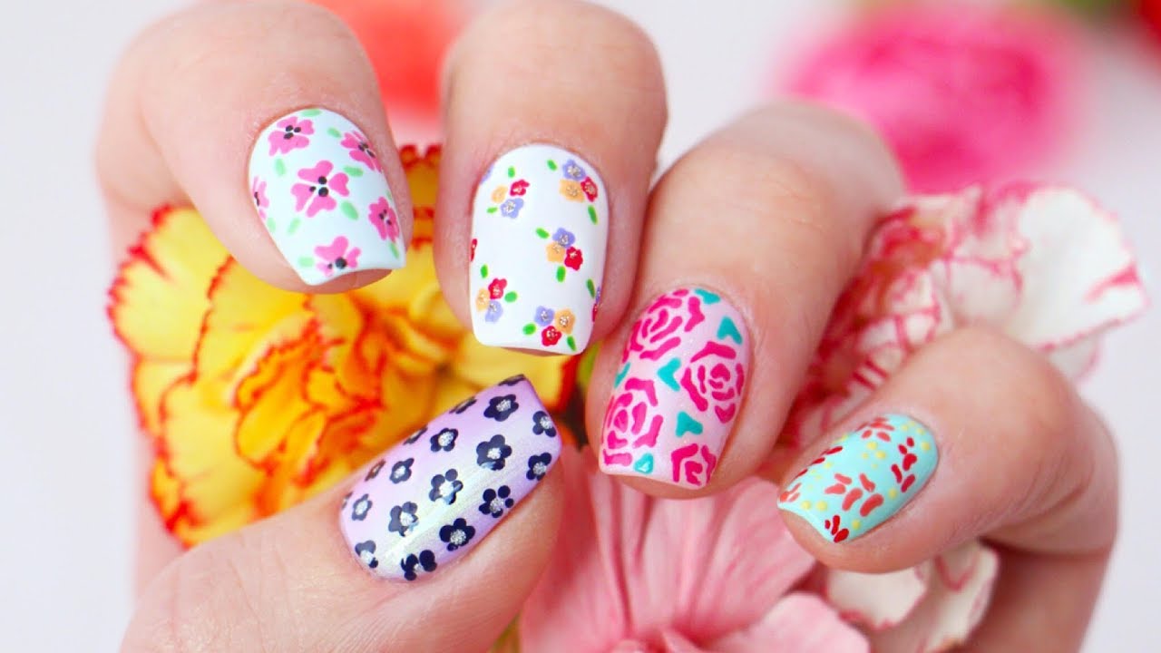 40 Awesome Nail Ideas You Should Try : Dotty & Colourful Tips | Nails, Us  nails, Beautiful nails