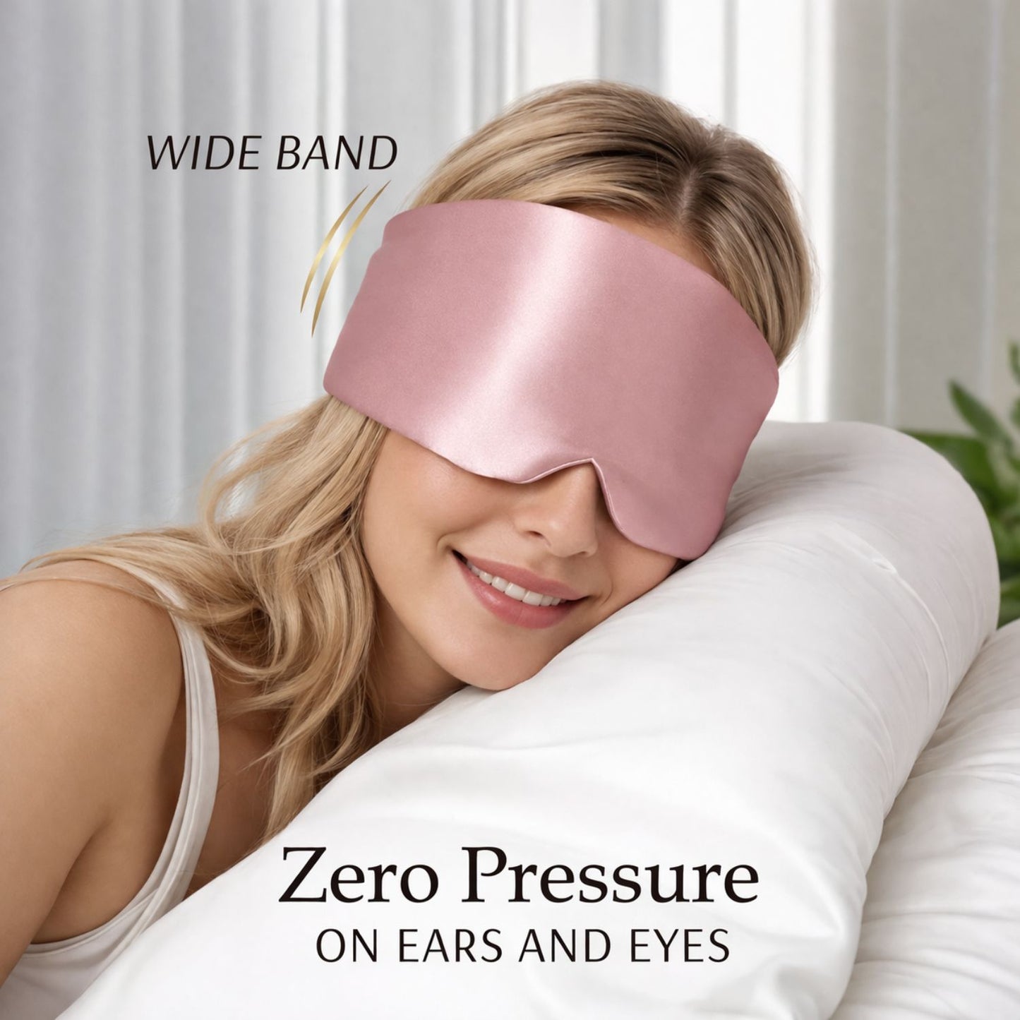 Mulberry Silk Eye Mask (Pink)