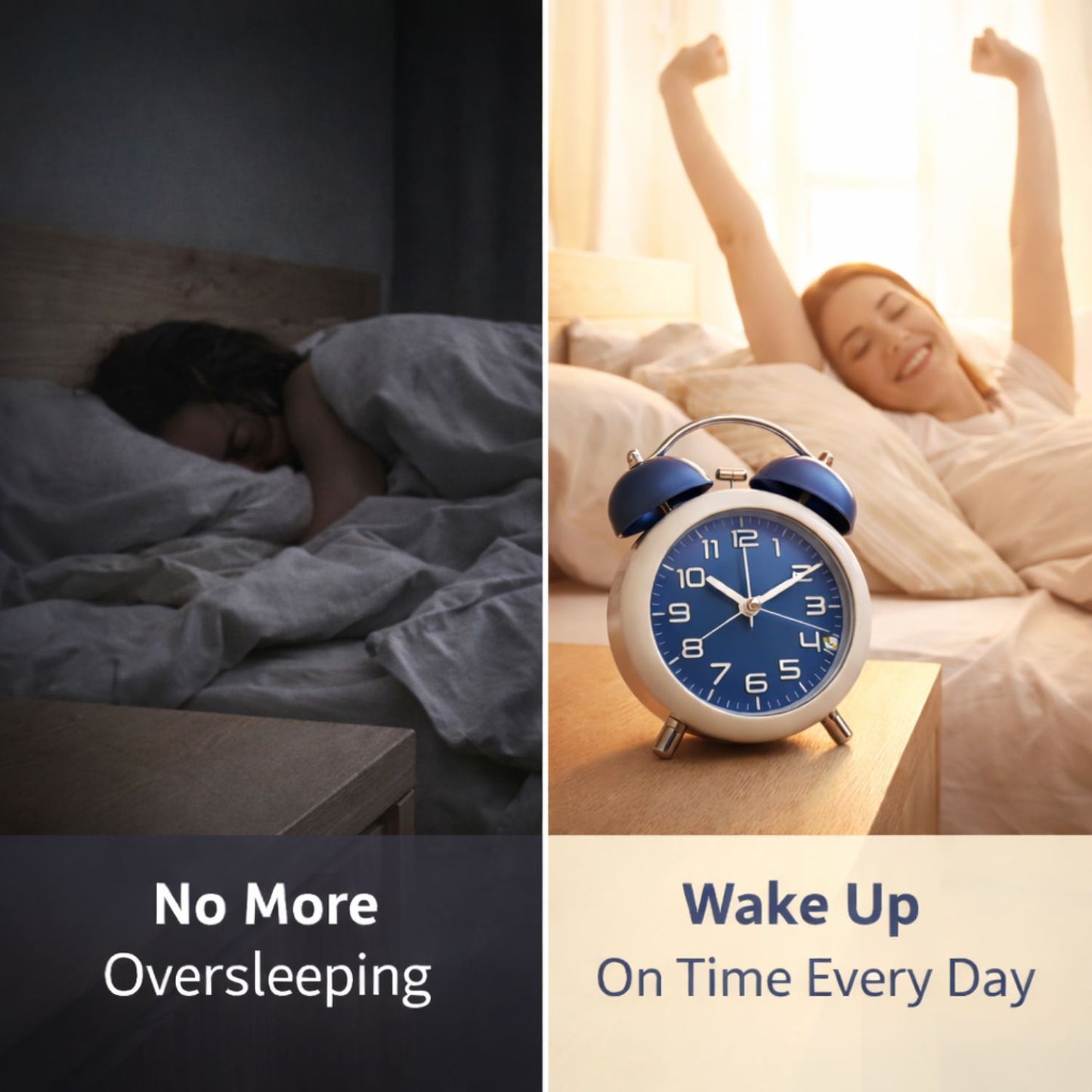 Classic Analog Alarm Clock
