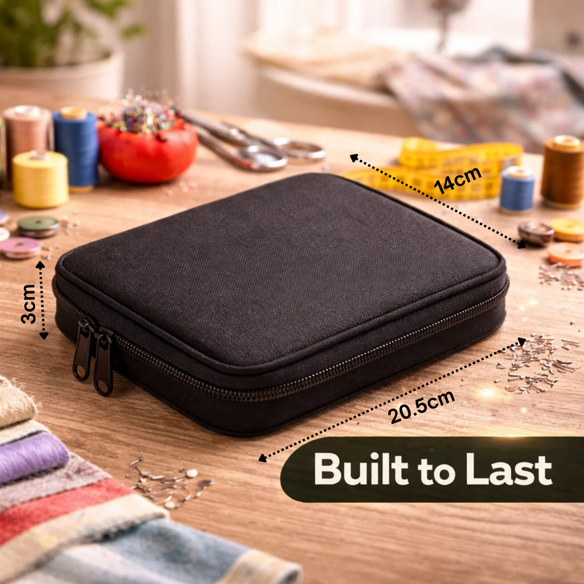 ROYALKART 90 Pcs Portable Sewing Kit with Case